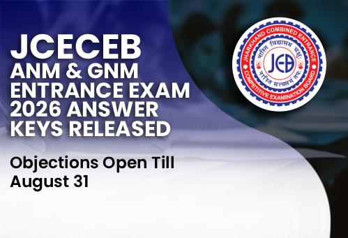 JCECEB ANM & GNM Entrance Exam 2026 Answer Keys Released; Objections Open Till August 31