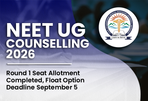 Uttarakhand NEET UG Counselling 2026: Round 1 Seat Allotment Completed, Float Option Deadline September 5