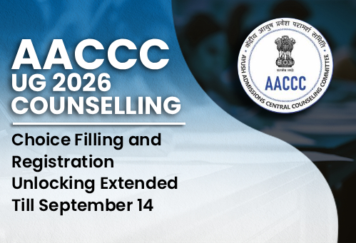 AACCC UG Counselling 2026: Choice Filling and Registration Unlocking Extended Till September 14