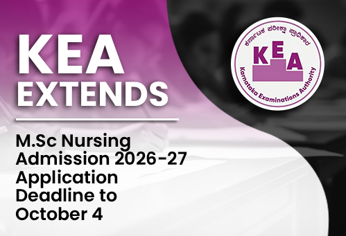 KEA Extends M.Sc Nursing Admission 2026-27 Application Deadline to October 4