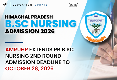 AMRUHP Extends PB B.Sc Nursing 2nd Round Admission Deadline to October 28, 2026