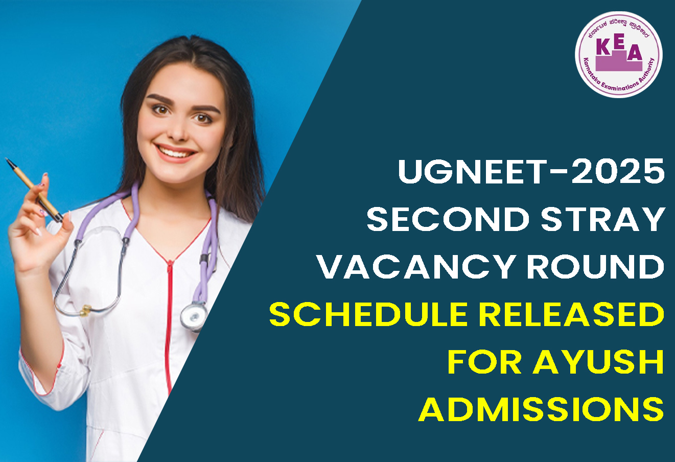 UGNEET-2025 Second Stray Vacancy Round Schedule Released for AYUSH Admissions