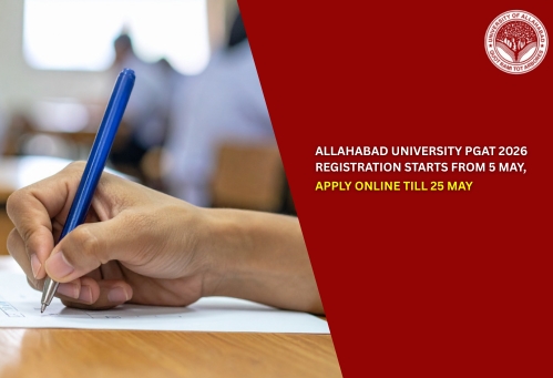 Allahabad University PGAT 2026 Registration Starts from 5 May, Apply Online Till 25 May