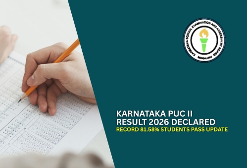 Karnataka PUC II Result 2026 Declared; Record 81.58% Students Pass
