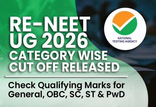 Re-NEET UG 2026 Category-wise Cut-off Released; Check Qualifying Marks for General, OBC, SC, ST & PwD