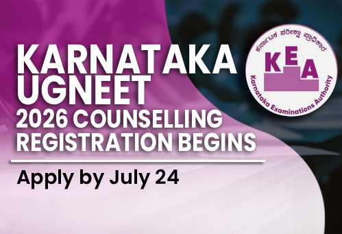 Karnataka UGNEET 2026 Counselling Registration Begins; Apply by July 24