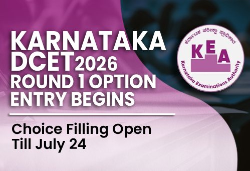 Karnataka DCET 2026 Round 1 Option Entry Begins; Choice Filling Open Till July 24