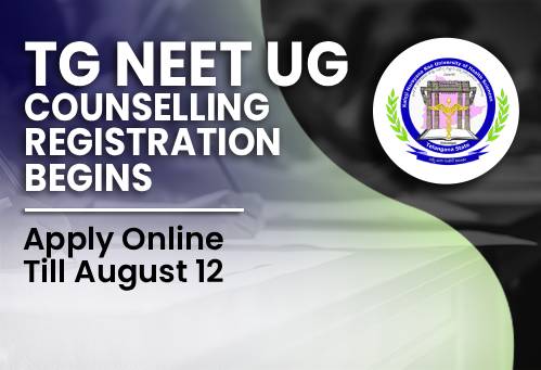 Telangana NEET UG Counselling 2026 Registration Begins, Apply Online Till August 12